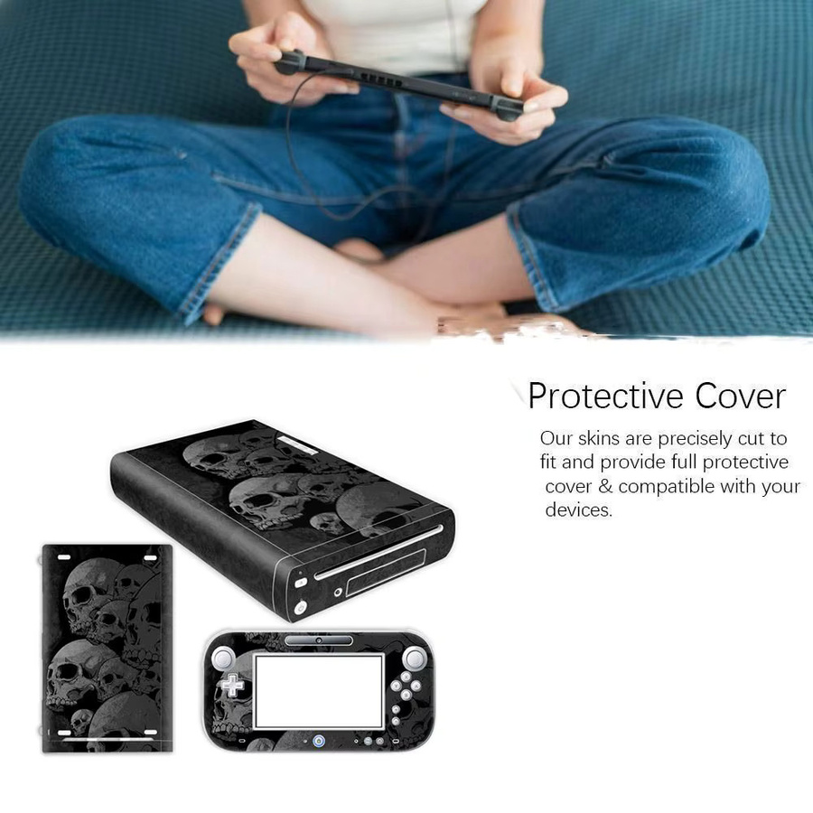 Nintendo Wii U Schutzhülle und Dekorations-Set in Grau - Bild 1