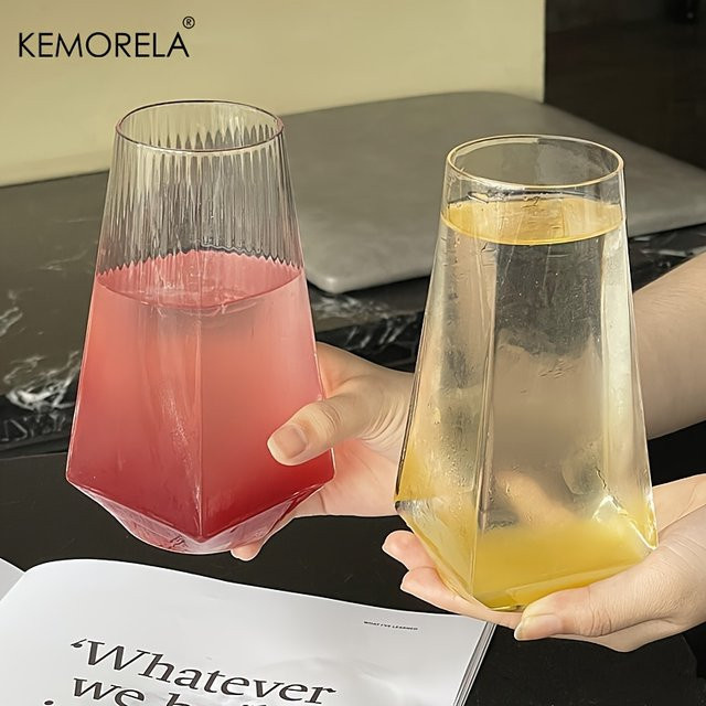 KEMORELA Kristall Highball-Gläser Tumbler, transparent, 500 ml - Bild 1