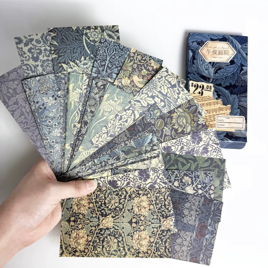 JIANQI Vintage Scrapbooking-Papier Set in Multicolour, 60 Blatt für DIY, Junk-Journaling und Collagen - Bild 2