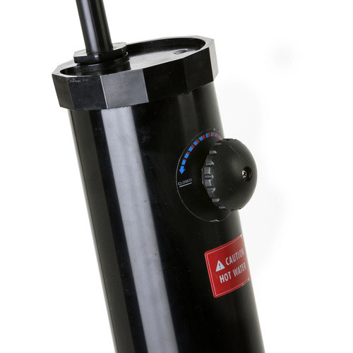 GRE Solardusche aus PVC in Schwarz mit 20 l Tank und verstellbarem Duschkopf - Bild 3
