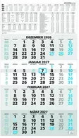 ZETTLER Wandkalender 2027 in Multicolor mit Monatsübersicht - Bild 1