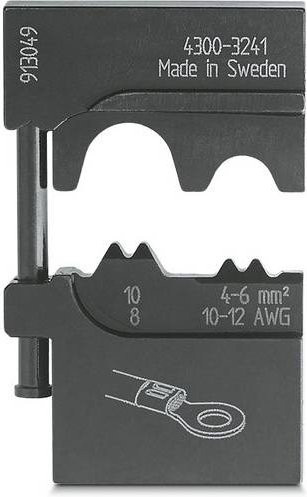 Phoenix Contact Crimpfox-M RC 10-1/DIE 1212744 Crimpgesenk für unisolierte Kabelschuhe 4 bis 10mm² in Grau - Bild 1