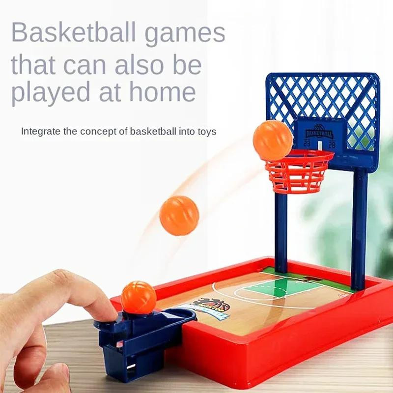 Yiran toy Desktop-Basketballspiel Mini-Schießmaschine blau - Bild 1