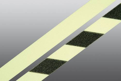 SafetyMarking 15.7507 Warnmarkierungsstreifen in Gelb, Länge: 80 cm, Breite: 3 cm - Bild 1