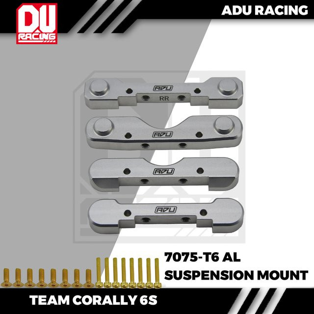 Adu Racing Suspension Mount, Zubehör, Metall, Grau - Bild 1