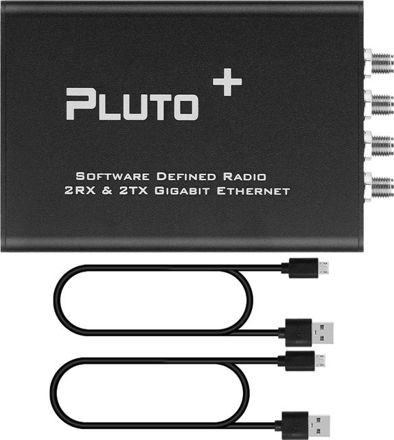 HAMGEEK Original PLUTO+ AD9363 SDR Software Defined Radio Receiver und Sender 70 MHz-6 GHz in Schwarz - Bild 1