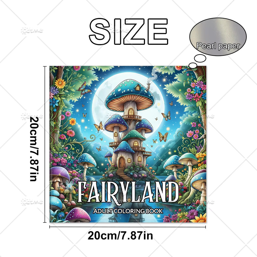 FAIRYLAND Cozy Spaces Coloring, Malbuch für Erwachsene, Mehrfarbig - Bild 4
