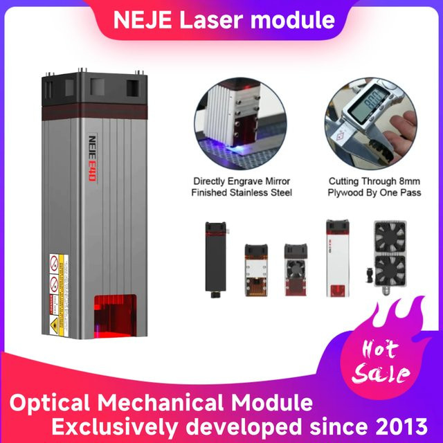 NEJE CNC Lasermodul 20-120W professionelles optisches Gravierwerkzeug für N30820 E80 E30 E40 A40640 A40630 - Bild 1