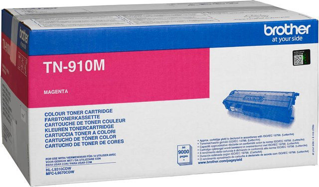 Original Brother TN910M Ultra Jumbo Tonerpatrone in Magenta für Brother Drucker - Bild 1