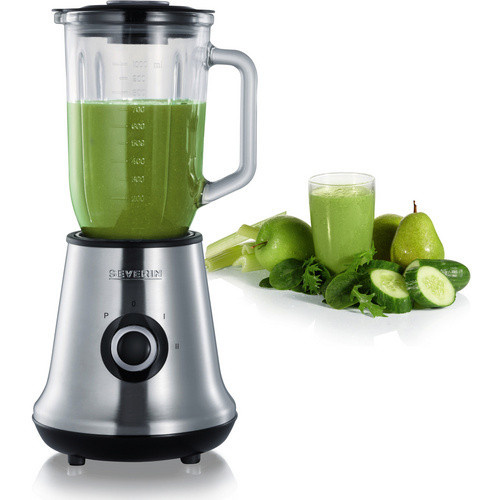 Severin Standmixer SM 3734 in Schwarz und Silber mit 500W Leistung und 1l Fassungsvermögen - Bild 4