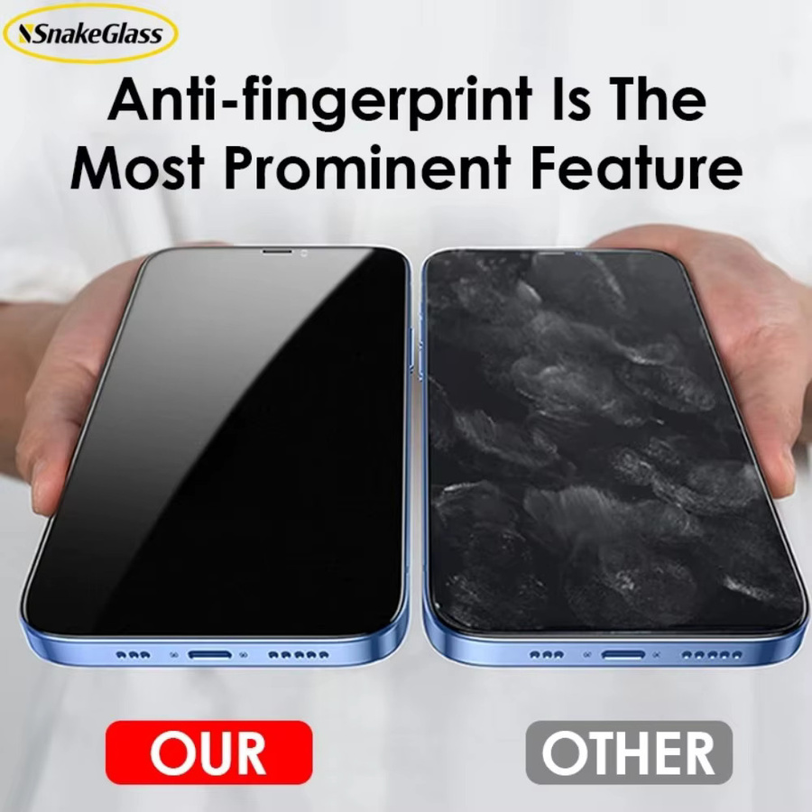 ZMZE Mattes Displayschutz Glas für iPhone 11 bis iPhone 17 Pro Max und XS Max XR Anti-Fingerabdruck - Bild 2