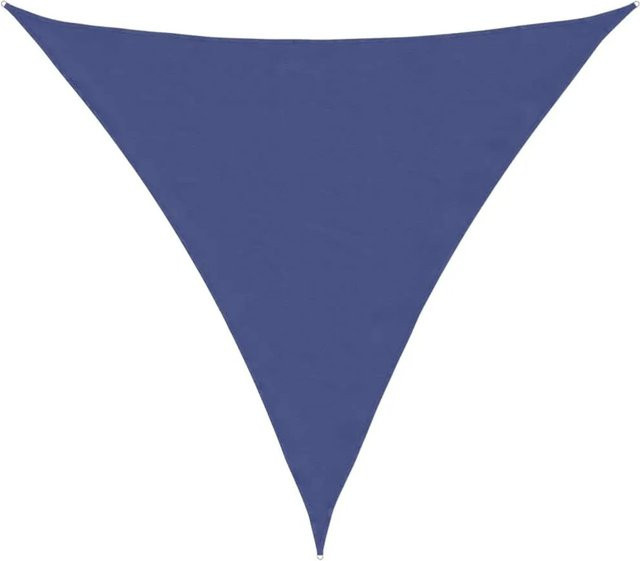 Furnicato Sonnensegel aus PU-beschichtetem Oxford-Gewebe, dreieckig, Blau, B/T/H: 3,6 x 3,6 x 3,6 m - Bild 1