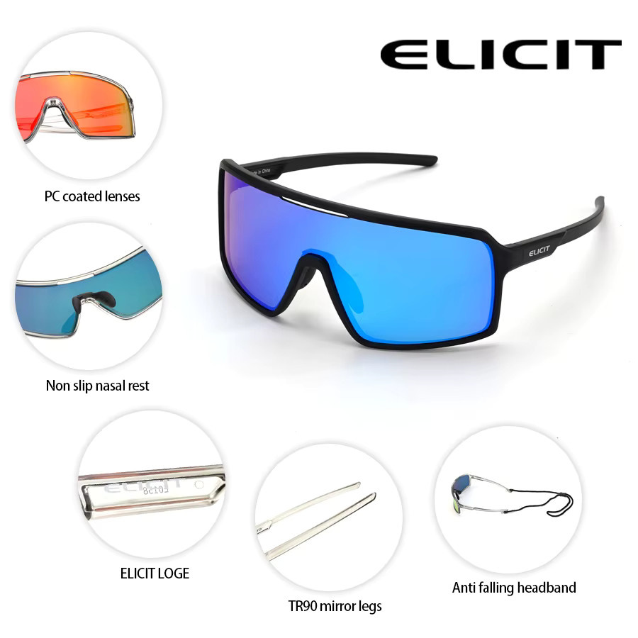 ELICIT Sportsonnenbrille, Unisex, TR90 - Bild 3