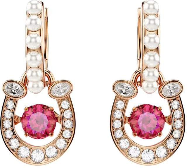 Swarovski Ohrringe, Roségold, Zirkonia, Unisex - Bild 1