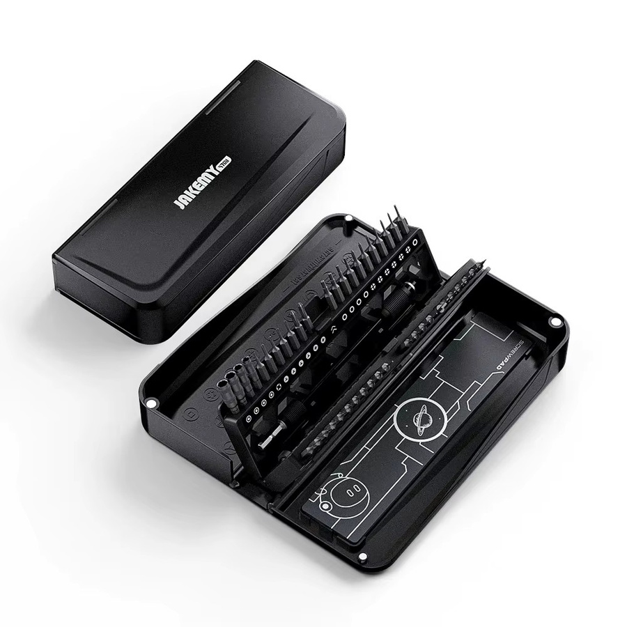 Jakemy JM-8180 47-in-1 Präzisions-Schraubendreher-Set Mini-GSM-Reparaturset mit drehbarem Griff - Bild 2
