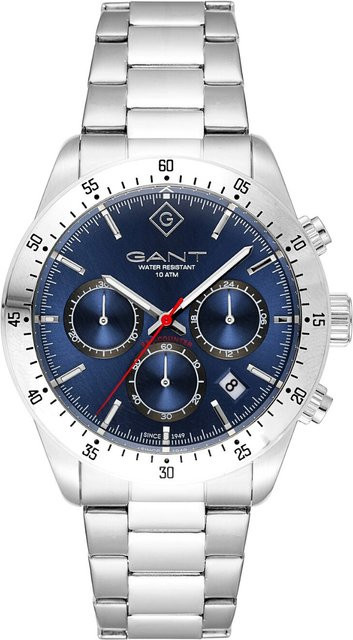 Gant Herrenuhr, Quarz, Edelstahl, 41 mm, Blau, 10 ATM - Bild 1