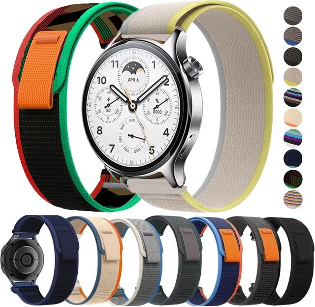 Xiaomi Trail Loop Nylon Armband für Xiaomi Uhr S4 Sport S3 S2 S1 Pro, Breite: 22 mm - Bild 1