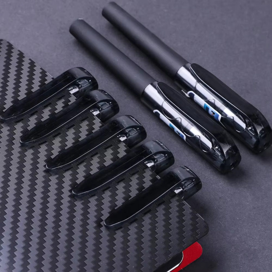 Mini Gelstift Set in Schwarz und Grün, tragbarer kurzer Tintenstift für Schule und Unterschriften - Bild 4