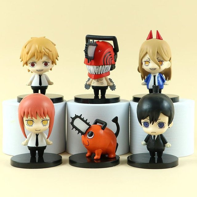 PRELEXT Chainsaw Man Mini Figuren, 6er Set, ab 14 Jahren - Bild 1