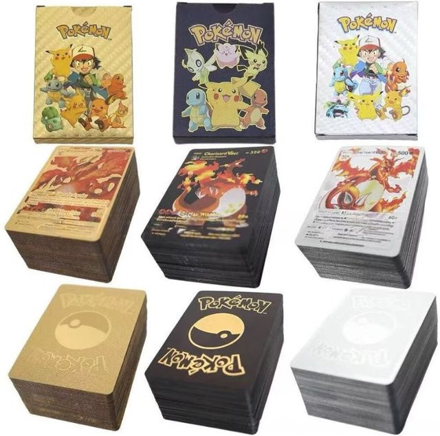 Pokémon Kampfparty Sammelkarten VMAX GX Glänzende Folienkollektion, 55-teiliges Set - Bild 1