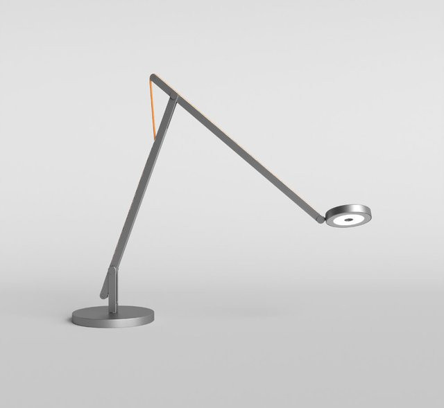 Rotaliana String T1 TW LED-Tischleuchte in Graphit und Orange mit Tunable White (2200K - 4000K) und Dimmerfunktion - Bild 1