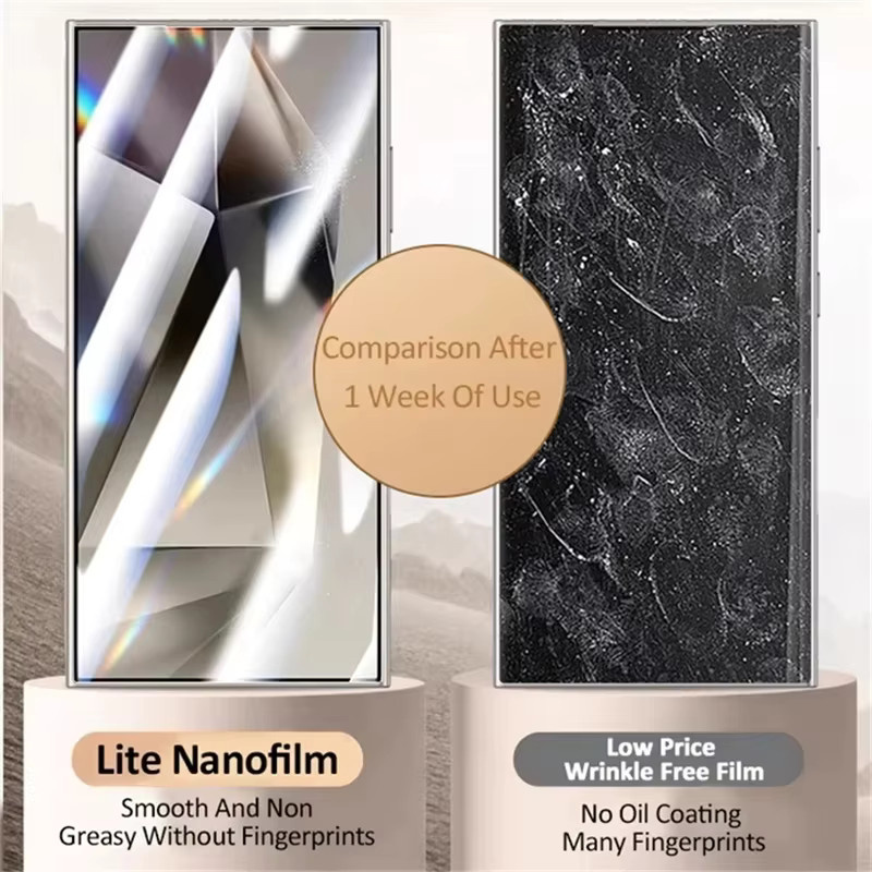 HD Hydrogel Displayschutzfolie für Samsung Galaxy S25 S24 S23 S22 S26 S20 FE Note20 Plus Ultra, transparent - Bild 3