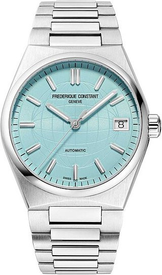 Frederique Constant Armbanduhr Automatik, Edelstahl, mintfarben, 34 mm, Damen - Bild 1