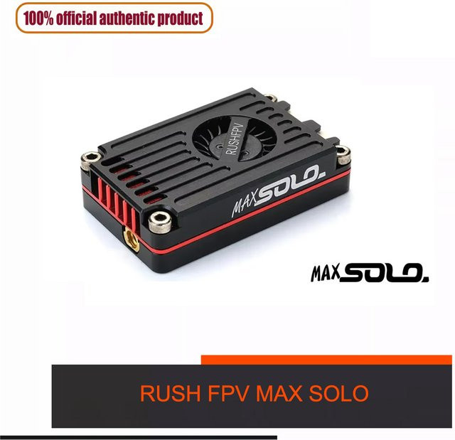 RUSHFPV RUSH TANK SOLO 5,8G VTX Video Sender mit CNC Shell und eingebautem Mikrofon in Schwarz für RC FPV Racing Drones - Bild 1