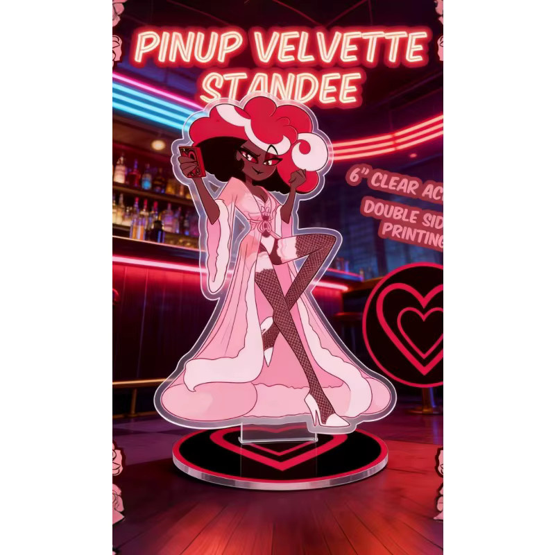 Bandai Hazbin Hotel Standee, Acryl, Kunststoff, Rosa / Pink - Bild 3