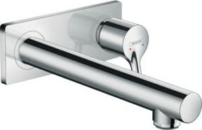 Hansgrohe Talis S UP-Waschtisch-Einhebelmischer Fertigmontageset in Chrom mit 225 mm Auslauf für die Wandmontage - Bild 1