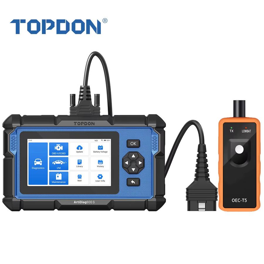 TOPDON Artidiag600S OBD2-Scanner Kfz-Diagnosegerät mit 9 Resets, 4 Systemdiagnosen, FCA-Protokoll, AutoVIN und Reifendrucküberwachung - Bild 8