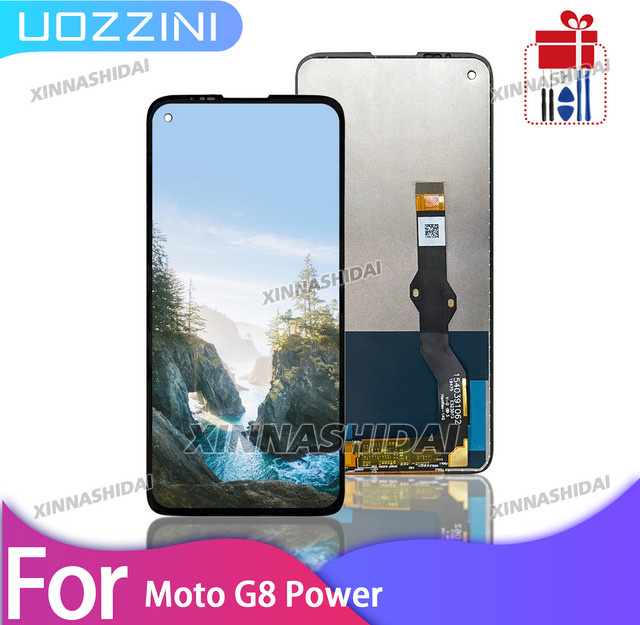 Motorola Moto G8 Power XT2041 LCD Display mit Touchscreen Digitizer Montage Ersatzteil in Schwarz - Bild 1