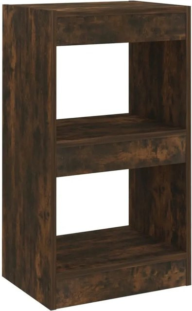 vidaXL Bücherregal und Raumteiler in Räuchereiche, B/T/H: 40 x 30 x 72 cm - Bild 1