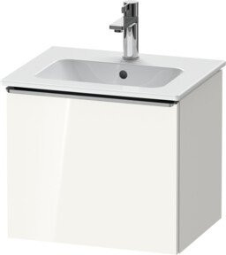 Duravit Waschtischunterschrank D-Neo, Wandhängend, Weiß, B: 51 cm, T: 40,2 cm, H: 44 cm - Bild 1