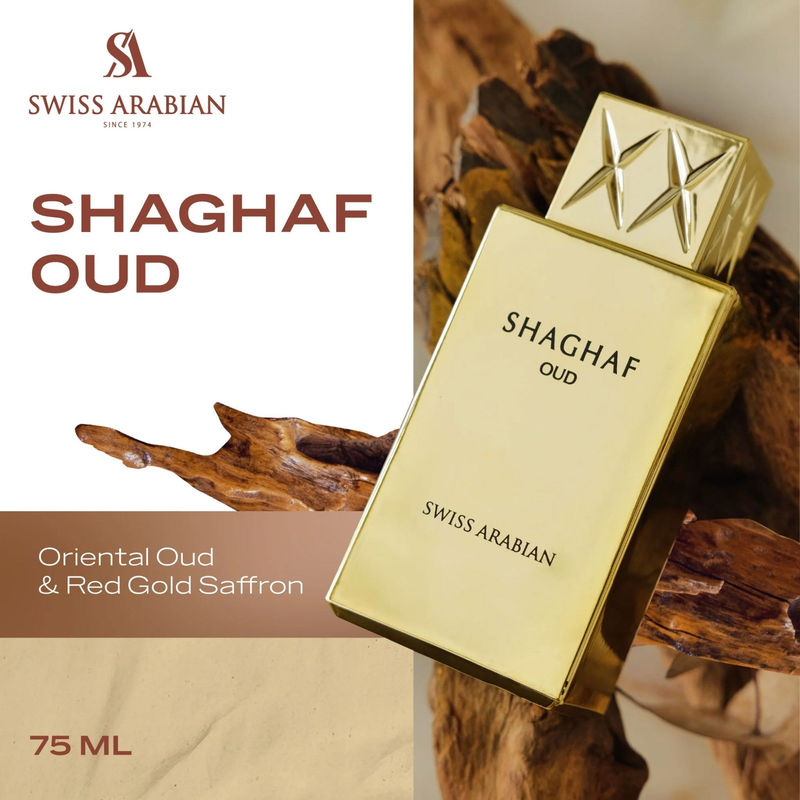 Swiss Arabian Shaghaf Oud Eau de Parfum für Damen und Herren 75ml - Bild 2