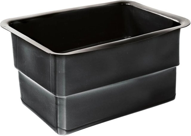 Heissner Teichbecken PE 110 aus Polyethylen, eckig, Schwarz - Bild 1