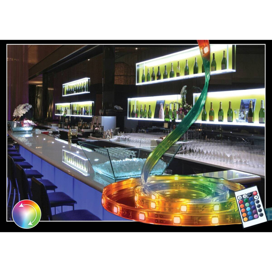 Näve LED-Streifen Stripe RGB, dimmbar, multicolor, Kunststoff, B/H/T: 500 x 0,3 x 1 cm - Bild 2