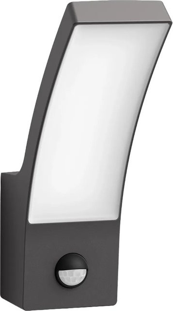 Philips Wandleuchte Splay in Anthrazit mit Bewegungssensor aus Edelstahl, B/H: 24 x 16 cm - Bild 1