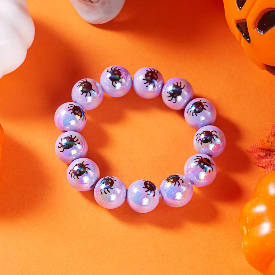 Rinhoo Armband, Harz, Schwarz, Perle, Unisex, Gothic - Bild 1