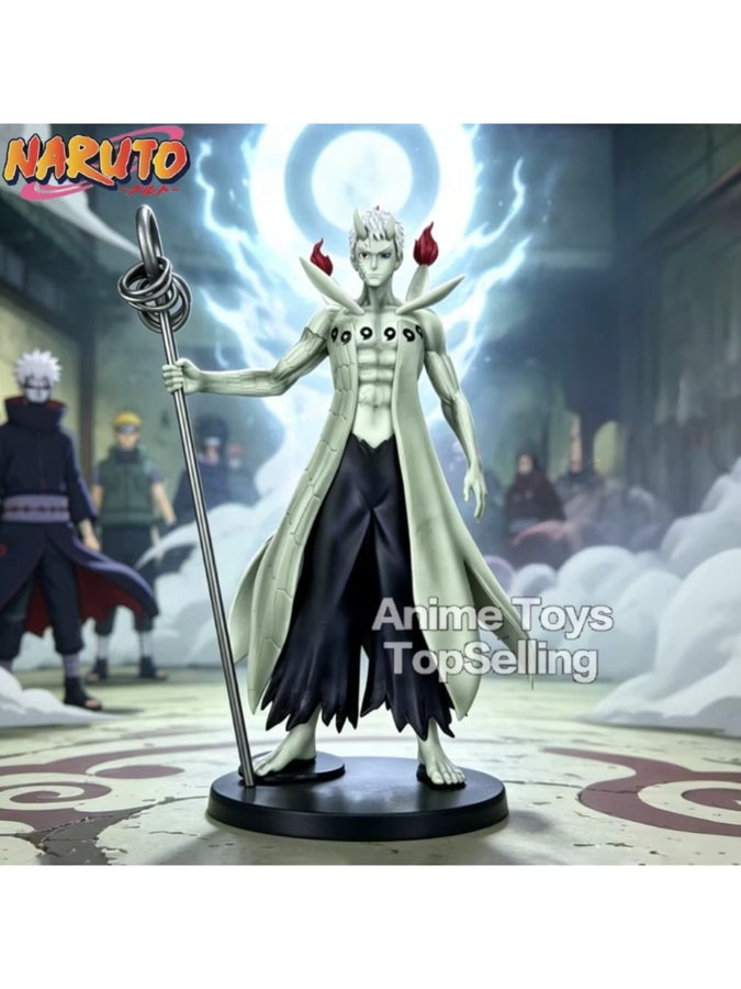 Bandai Naruto Sechs-Pfade-Uchiha-Obito, Actionfigur, 30cm, Kunststoff - Bild 3