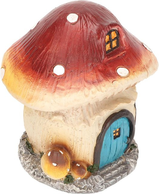 Wasserdichtes Pilzhaus Ornament aus Harz in Multicolor für deinen Garten und Tischdeko - Bild 1