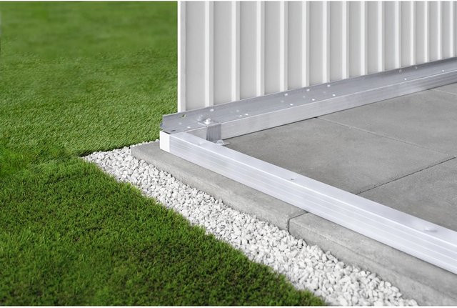 Biohort Bodenrahmen HighLine H6 aus Aluminium in Grau, B/H/T: 292 x 0,4 x 292 cm - Bild 1