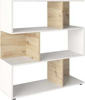 PHOENIX Regal Shelfy aus Holz in Weiss, B/H/T: 103 x 110,4 x 35,6 cm - Bild 1