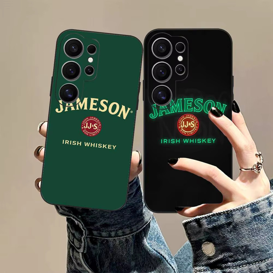 Jameson Logo Handyhülle in Grün für Samsung Galaxy S24 FE, S25 Ultra, S21, S22, S23, S24 und S22 Ultra 5G - Bild 1