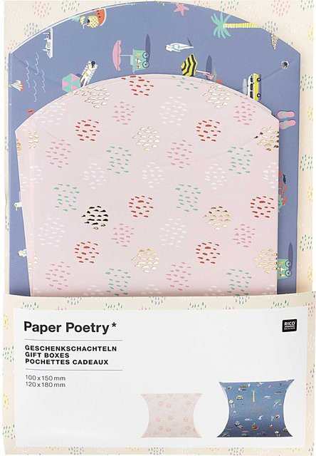 Rico Design Paper Poetry Geschenkschachteln Maritim in Multicolour, 6 Stück - Bild 1
