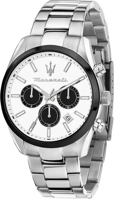 Maserati Chronograph, Edelstahl, Quarz, 43 mm, Herren - Bild 1