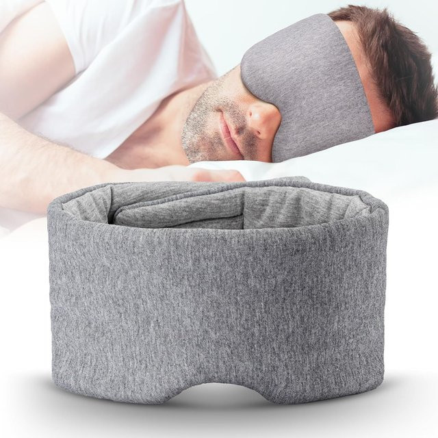 Schlaf-Augenmaske aus Baumwolle, Unisex - Bild 1