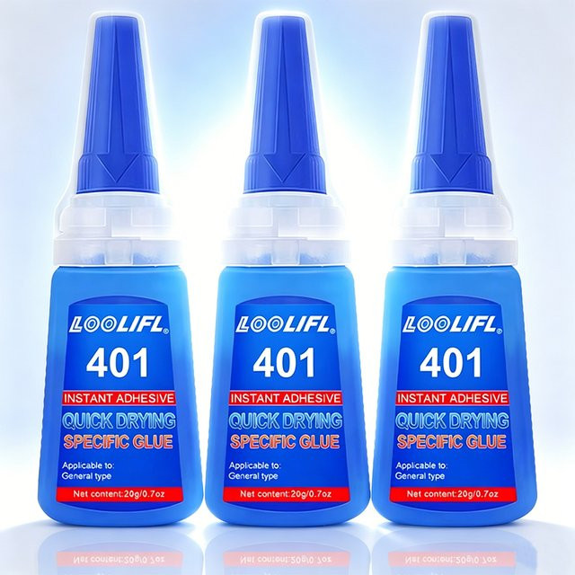 LOOLIFL 401 Schnell trocknender Mehrzweck-Superkleber für Kunststoff, Metall, Keramik und Schuhe, 3,0 ml, Blau - Bild 1