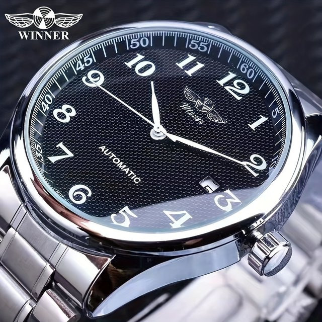 FORSINING Armbanduhr, Automatik, Edelstahl, Silber, Herren - Bild 1