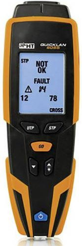 HT Instruments QUICKLAN 6055 Ethernet LAN Kabeltester für UTP, STP, FTP sowie Cat 3, 5, 5E, 6, 7 in Schwarz - Bild 1
